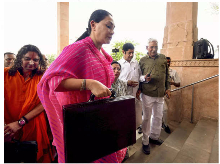 Rajasthan Finance Minister Diya Kumari Presents State Budget for FY25.
