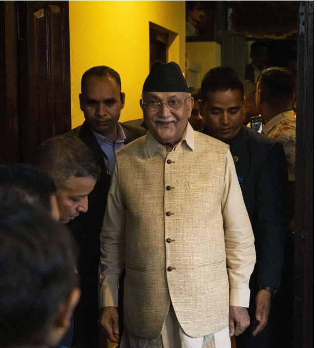 K.P. Sharma Oli sworn in as Nepal’s Prime Minister.