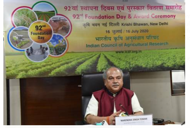 Indian Council of Agricultural Research (ICAR) has launched 'One Scientist One Product' scheme.
