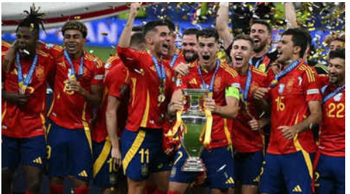 Spain Wins Fourth European Championship Title After Defeating England Team.