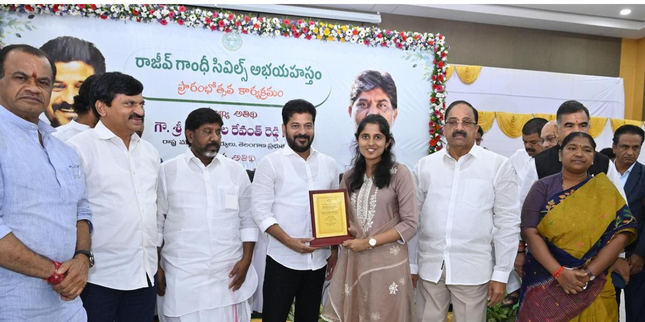 Telangana CM launches ₹1 lakh aid for Civil Services prelims qualifiers.
