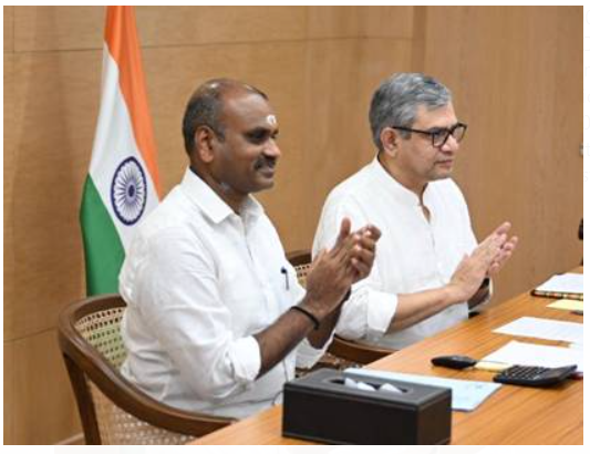 Union Minister Ashwini Vaishnaw Inaugurates India's 500th Community Radio Station at IIMC Aizawl.
