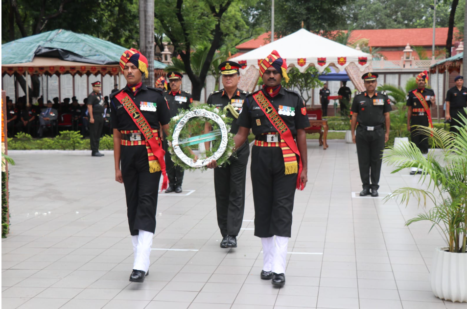 DoP Issues Commemorative Stamp for 25th Kargil Vijay Diwas Rajat Jayanti.
