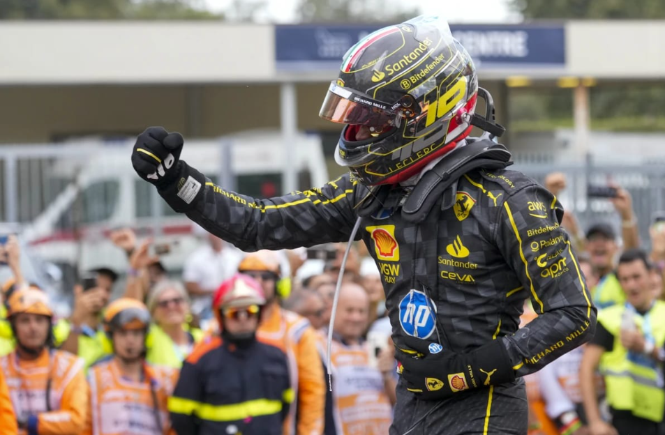 Charles Leclerc of Ferrari Wins the 2024 Italian Grand Prix.
