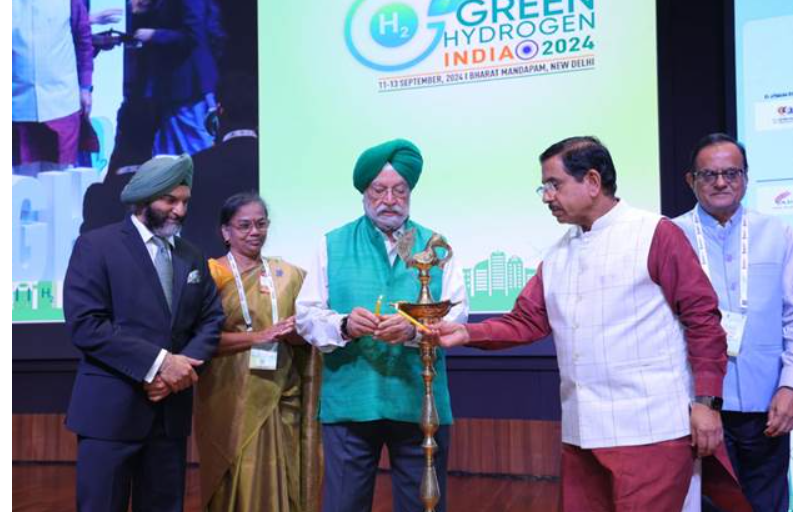 Prime Minister Narendra Modi announces plans to make India a global leader in green hydrogen at the inauguration of ICGH-2024.