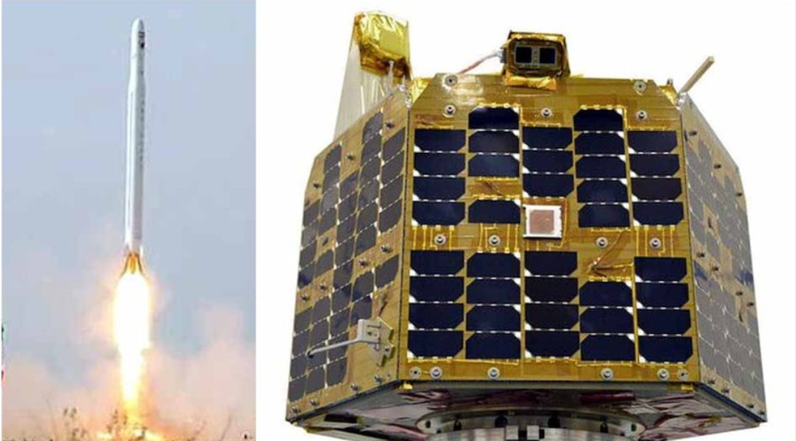 Iran Successfully Launches Chamran-1 Research Satellite into Orbit.
