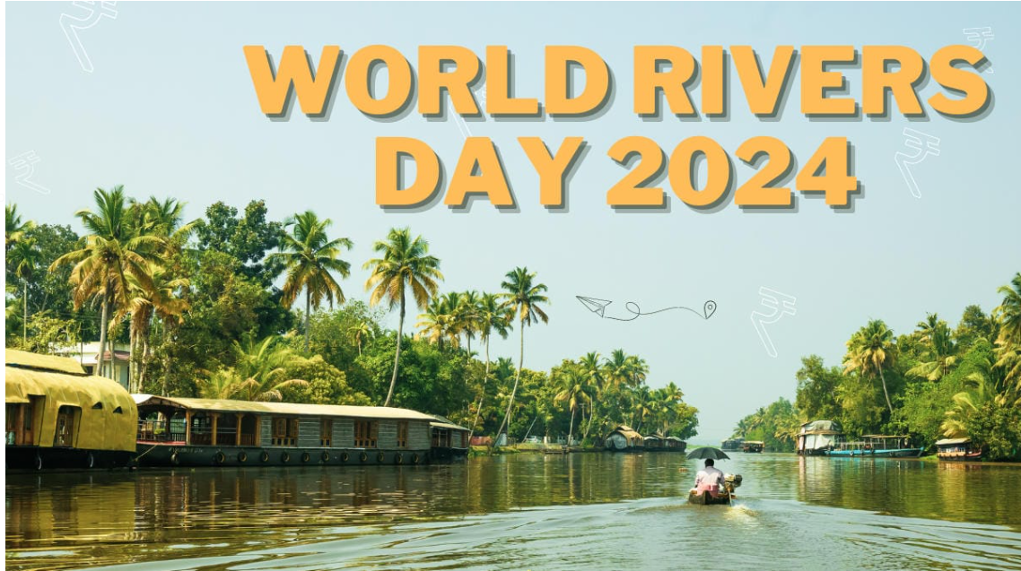 World rivers day is celebrated on 22 September 2024.
