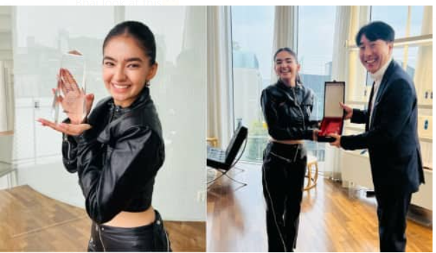 Anushka Sen Honored by South Korean Government for Strengthening India-Korea Relations.
