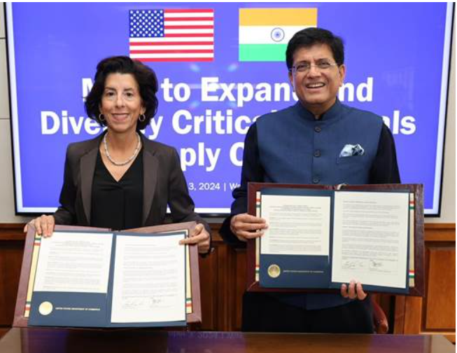 Secretary Gina Raimondo and Piyush Goyal co-chaired the 6th U.S.-India Commercial Dialogue Meeting.