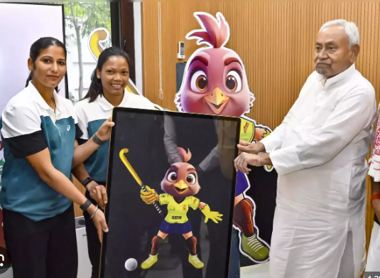 Bihar CM Nitish Kumar unveils Logo, Mascot for Women's Asian Champions Trophy-2024. 