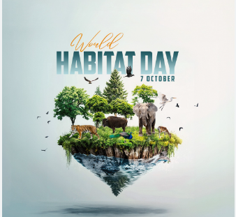 World Habitat Day is observed on October 7, 2024.