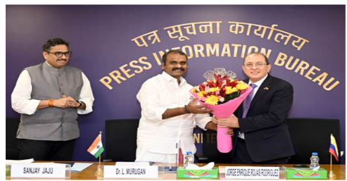 Colombia has become the 17th country to sign an audio-visual co-production agreement with India.
