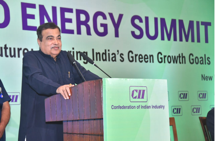 Union Minister Nitin Gadkari Addresses 12th CII Bioenergy Summit in Delhi.
