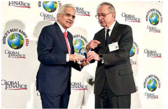 Shaktikanta Das Awarded A+ Grade in 2024 Central Bank Report Cards.
