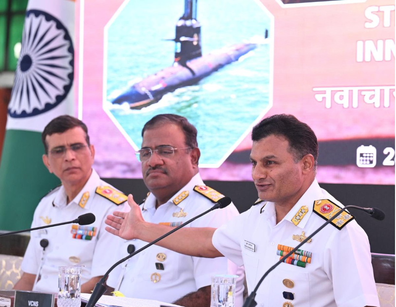 Indian Navy Unveils 4th Nuclear-Powered Submarine 'S4*' in Visakhapatnam, Andhra Pradesh.
