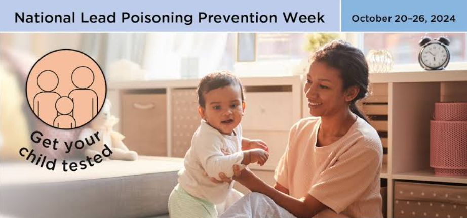 International Lead Poisoning Prevention Week was observed from October 20 to 26, 2024.
