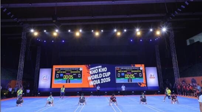 Kho Kho Federation of India (KKFI) unveils logo and tagline for first-ever Kho Kho World Cup.
