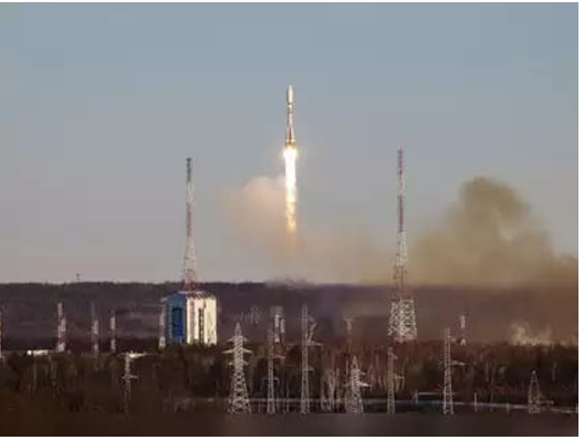 Russia's Soyuz-2.1b rocket launches 55 satellites, including Iran's Kowsar and Hodhod, from Vostochny Cosmodrome.