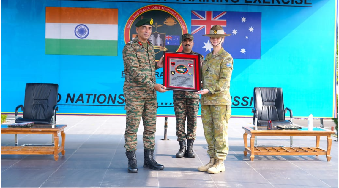 India-Australia Joint Military Exercise AUSTRAHIND-2024 Conducted in Pune, Maharashtra.
