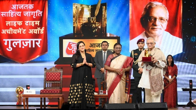 President Droupadi Murmu Attends 6th Sahitya AajTak 2024 in New Delhi.