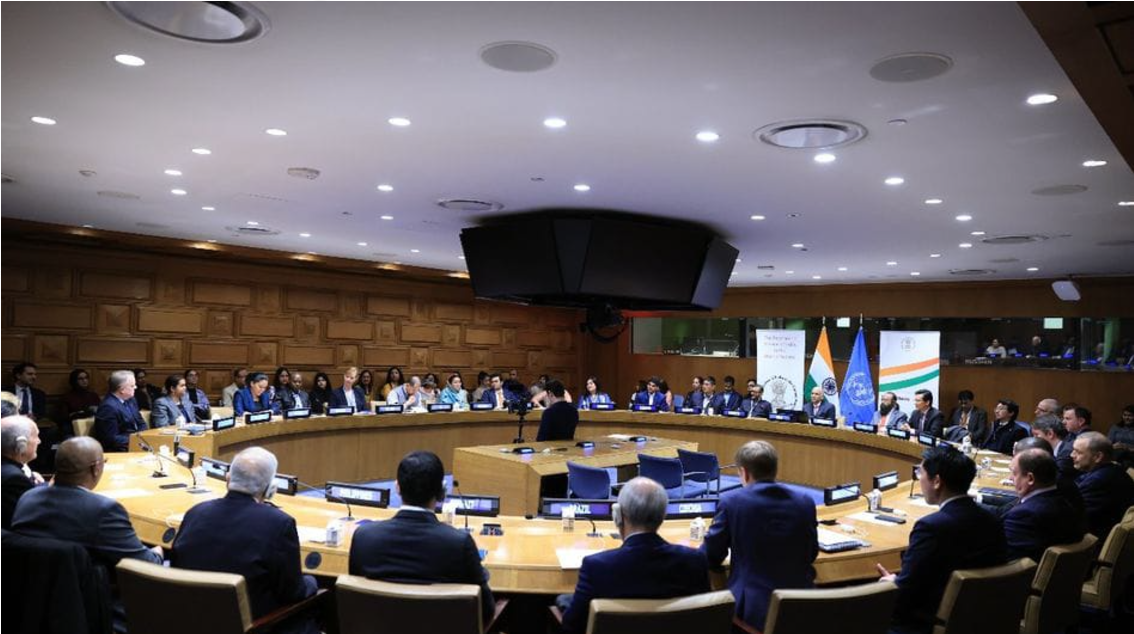 Diamond Jubilee celebrations were organized at the United Nations Headquarters in New York on the occasion of 75th year of Hindi Diwas.