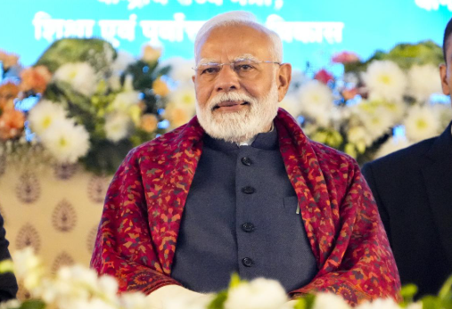 Prime Minister Narendra Modi inaugurates multiple development initiatives in New Delhi.
