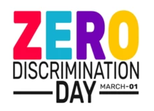 Zero Discrimination Day Observed on 1 March 2025.
