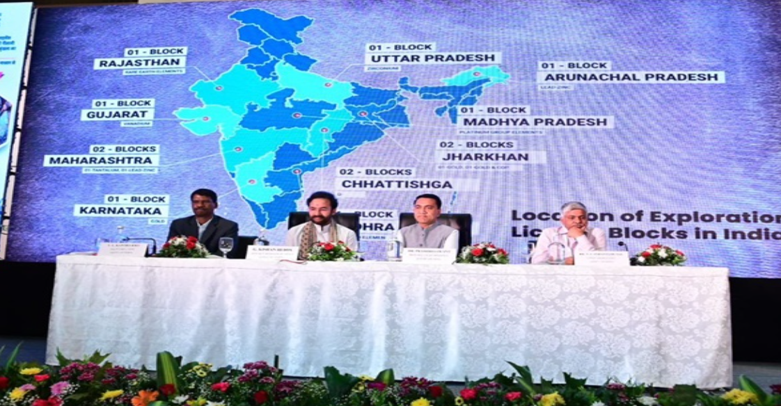Union Minister G. Kishan Reddy Launches India’s First Critical Minerals Exploration Licence Auction in Goa.