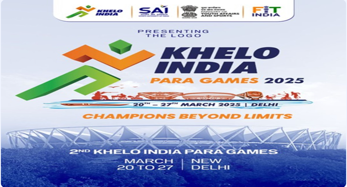 Union Minister Dr. Mansukh Mandaviya Unveils Anthem, Mascot, and Logo for Khelo India Para Games 2025.