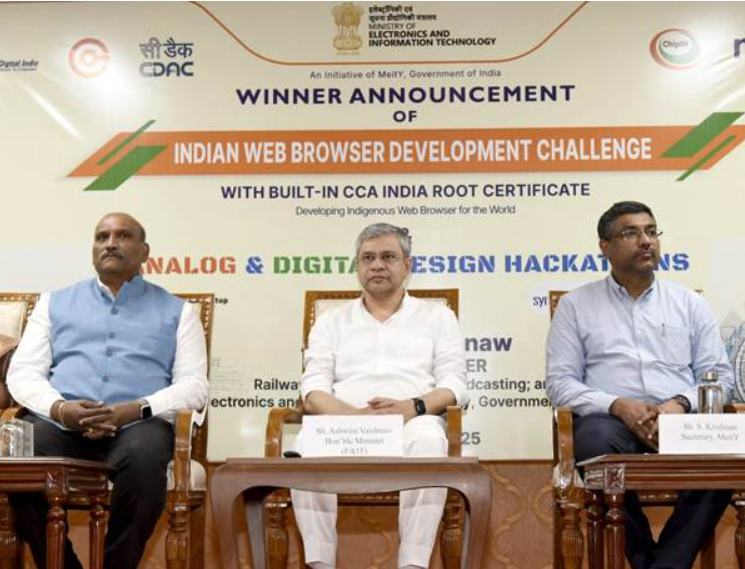 MeitY Conducts IWBDC to Develop Indigenous Web Browser.