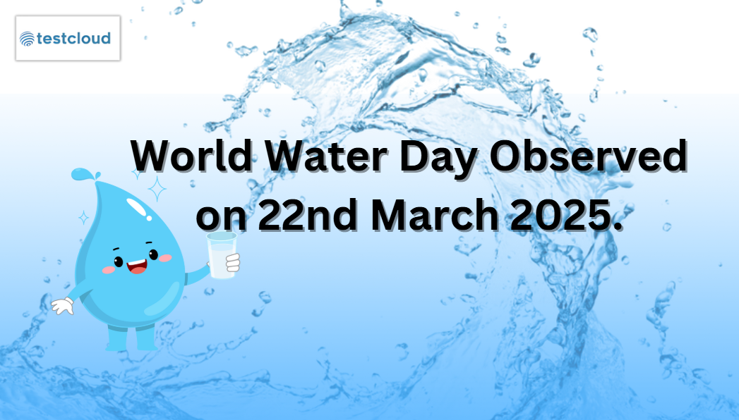 World Water Day Observed on 22nd March 2025.
