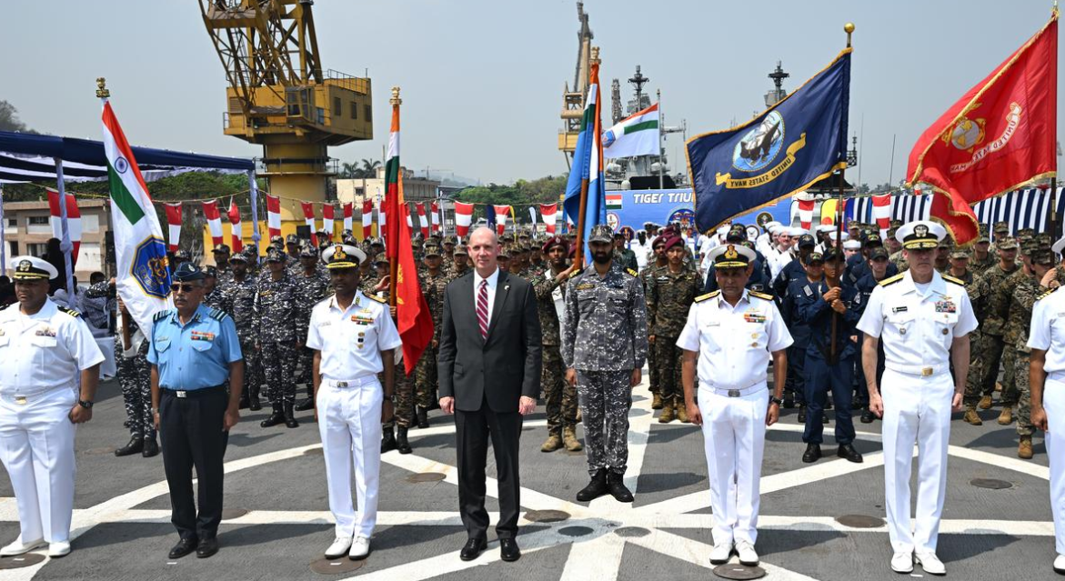 India-US Naval Exercise 'Tiger Triumph' 4th Edition Kicks Off in Visakhapatnam.