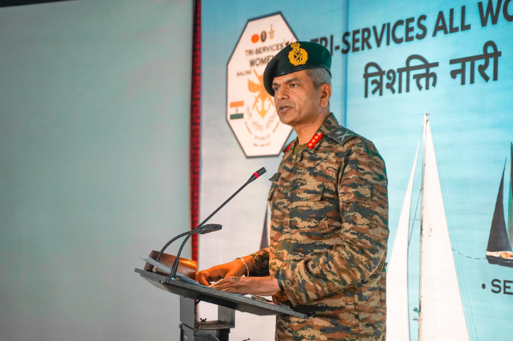 Tri-Services All-Women Sailing Expedition ‘Samudra Pradakshina’ Recently Flagged Off from Mumbai.