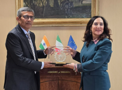 Rajesh Kumar Singh, Secretary, Ministry of Defence (MoD), Visits Italy to Boost India-Italy Defence Ties.