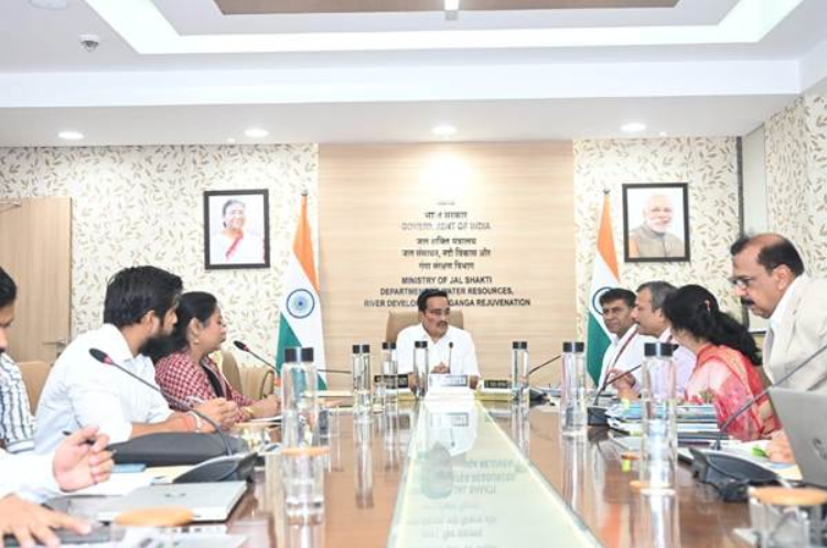 Union Jal Shakti Minister CR Patil Reviewed Key WII Projects under the National Mission for Clean Ganga (NMCG).