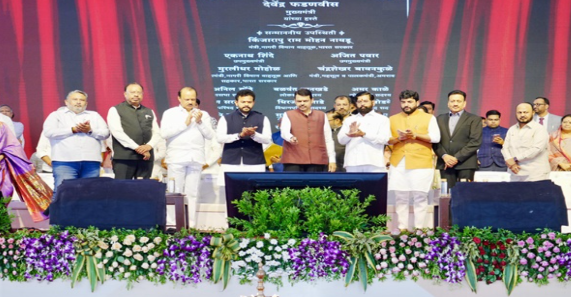 Maharashtra CM Devendra Fadnavis Inaugurates Amravati Airport and Announces Southeast Asia's Largest Pilot Training Institute.