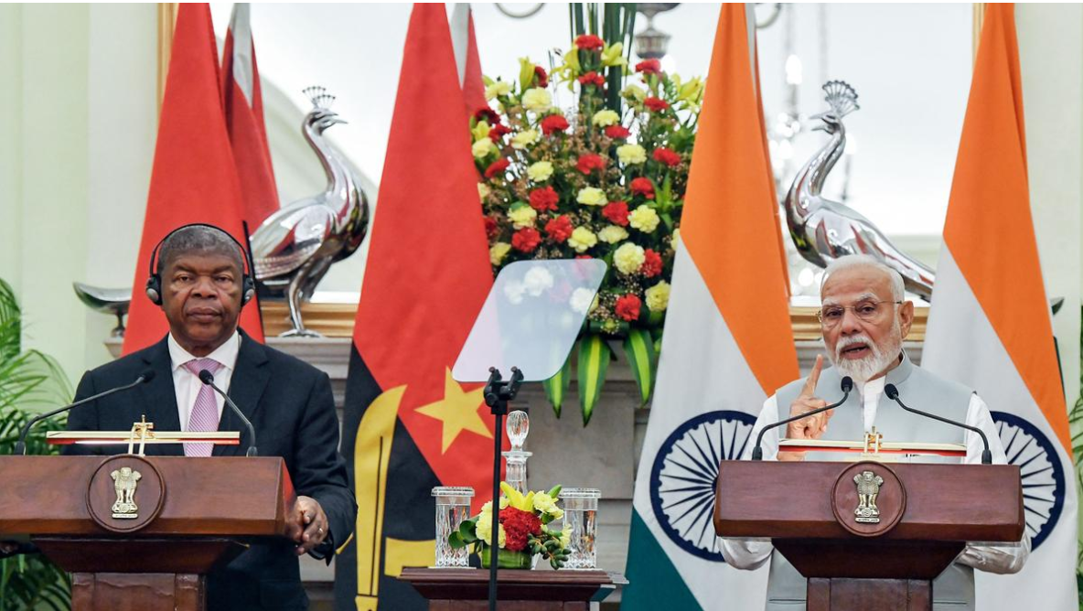 Angolan President Joao Lourenco Pays First Bilateral Visit to India in 38 Years and USD 200 Million Line of Credit Announced.