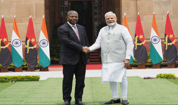 India Prime Minister Narendra Modi announces $200 million for modernisation of Angolan armed forces