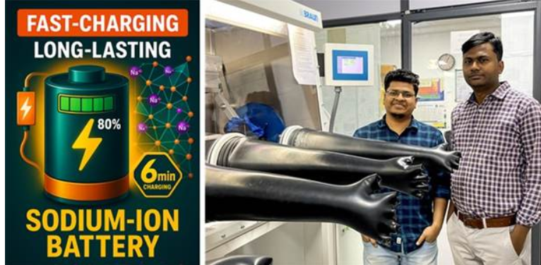 JNCASR Unveils Ultra-Fast Charging Sodium-Ion Battery Using NASICON Technology.