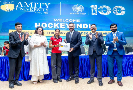 Amity University Online Signs MoU with Hockey India to Empower and Uplift Athletes’ Lives.
