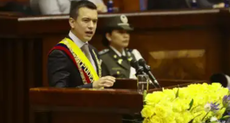 Daniel Noboa Assumes Office as Ecuador’s New President.