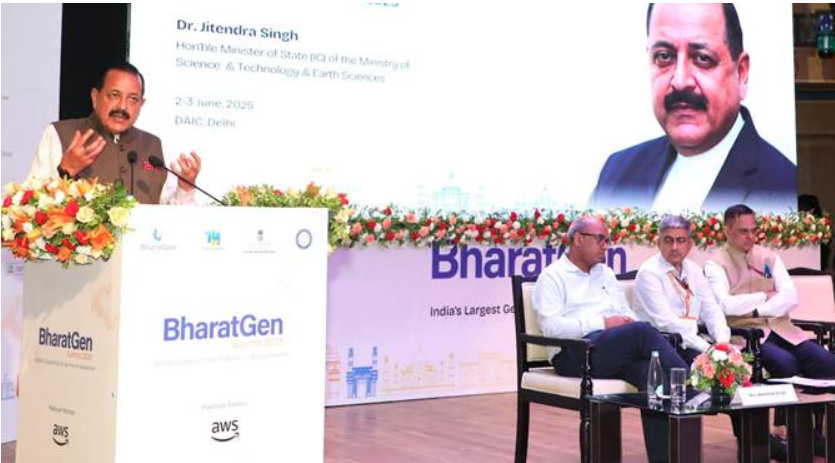 Dr. Jitendra Singh Unveils ‘Bharat Gen’ Initiative at BharatGen Summit.