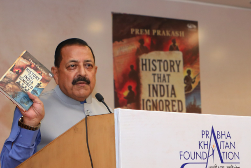 Union Minister Jitendra Singh Launches Veteran Journalist Prem Prakash’s Book ‘History That India Ignored’.