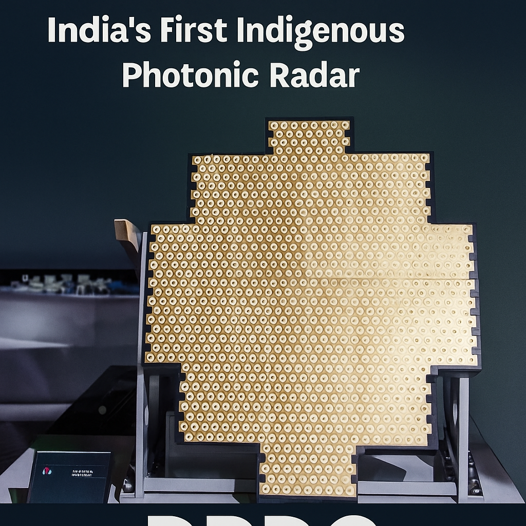 DRDO Unveils India’s First Indigenous Photonic Radar for Advanced Stealth Detection.