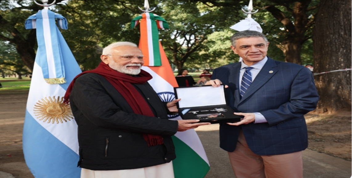 PM Modi Presented ‘Key to the City of Buenos Aires’ During Historic Argentina Visit.
