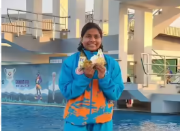 Young Indian Diver Palak Sharma Among Youngest to Compete at 2025 World Aquatics Championships in Singapore.