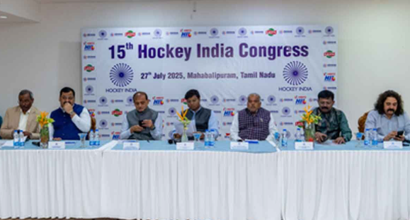 Hockey India Hosts 15th Congress in Tamil Nadu and Launches Nationwide Celebrations for 100 Years of Indian Hockey.