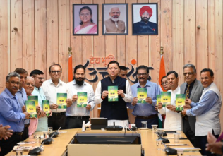 Uttarakhand CM Pushkar Singh Dhami Launches Book on Student Wellness in Dehradun.