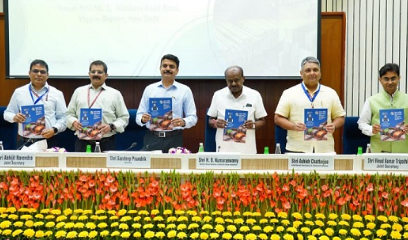 Union Minister H. D. Kumaraswamy Unveils Logo, Brochure, and Website for Upcoming “Bharat Steel 2026” Summit in New Delhi.
