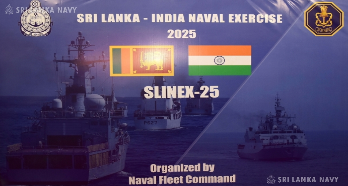 India–Sri Lanka Conduct 12th Edition of Bilateral Naval Exercise ‘SLINEX 2025’ in Colombo.